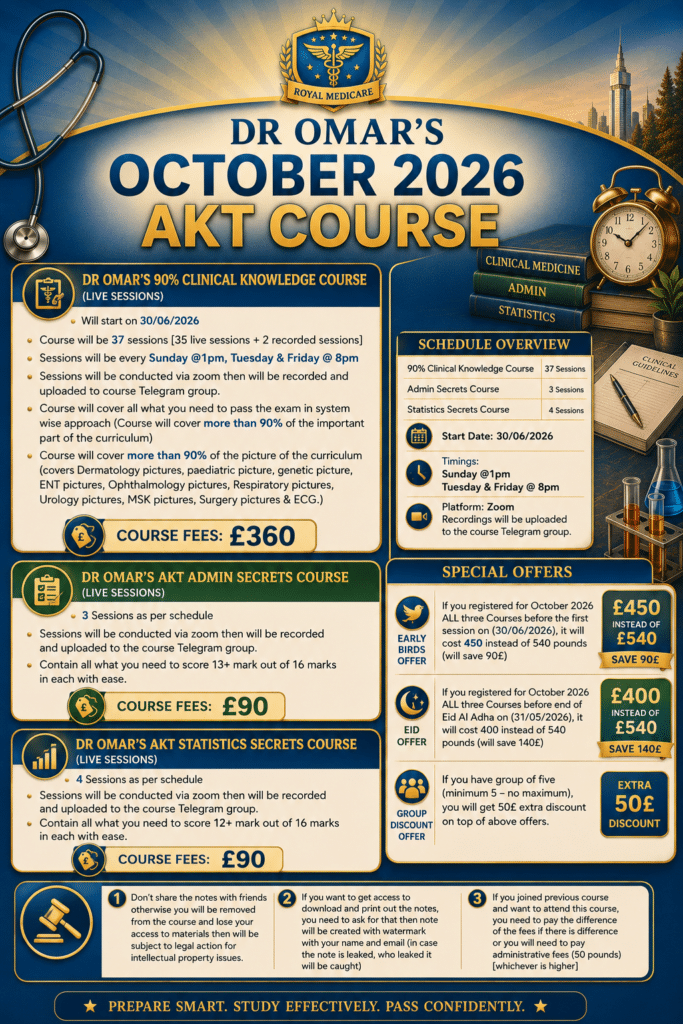 October 2026 AKT Course Announcement - Royal Medicare